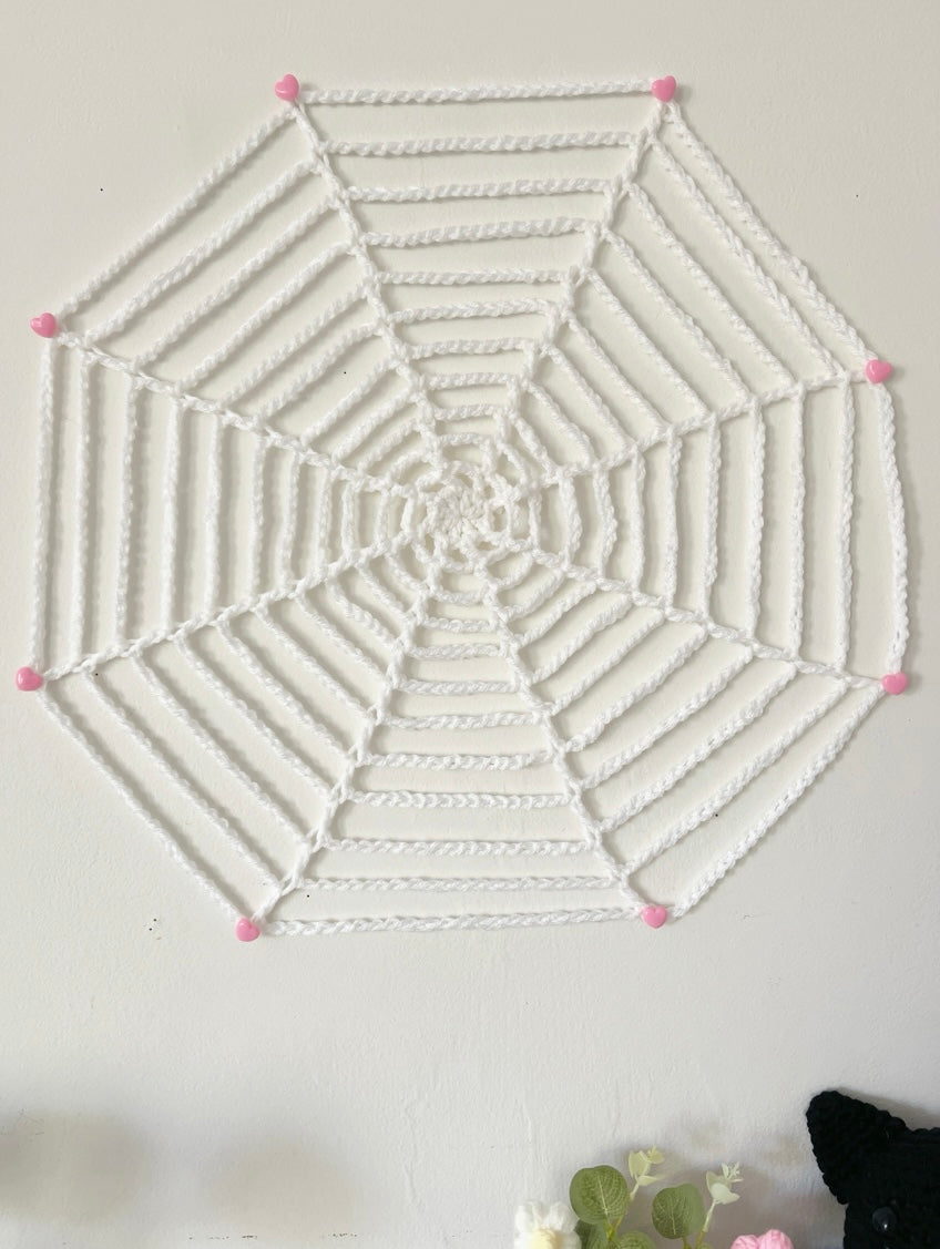 Spider web tapestry