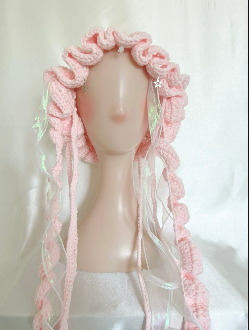 Jellyfish star crochet hat