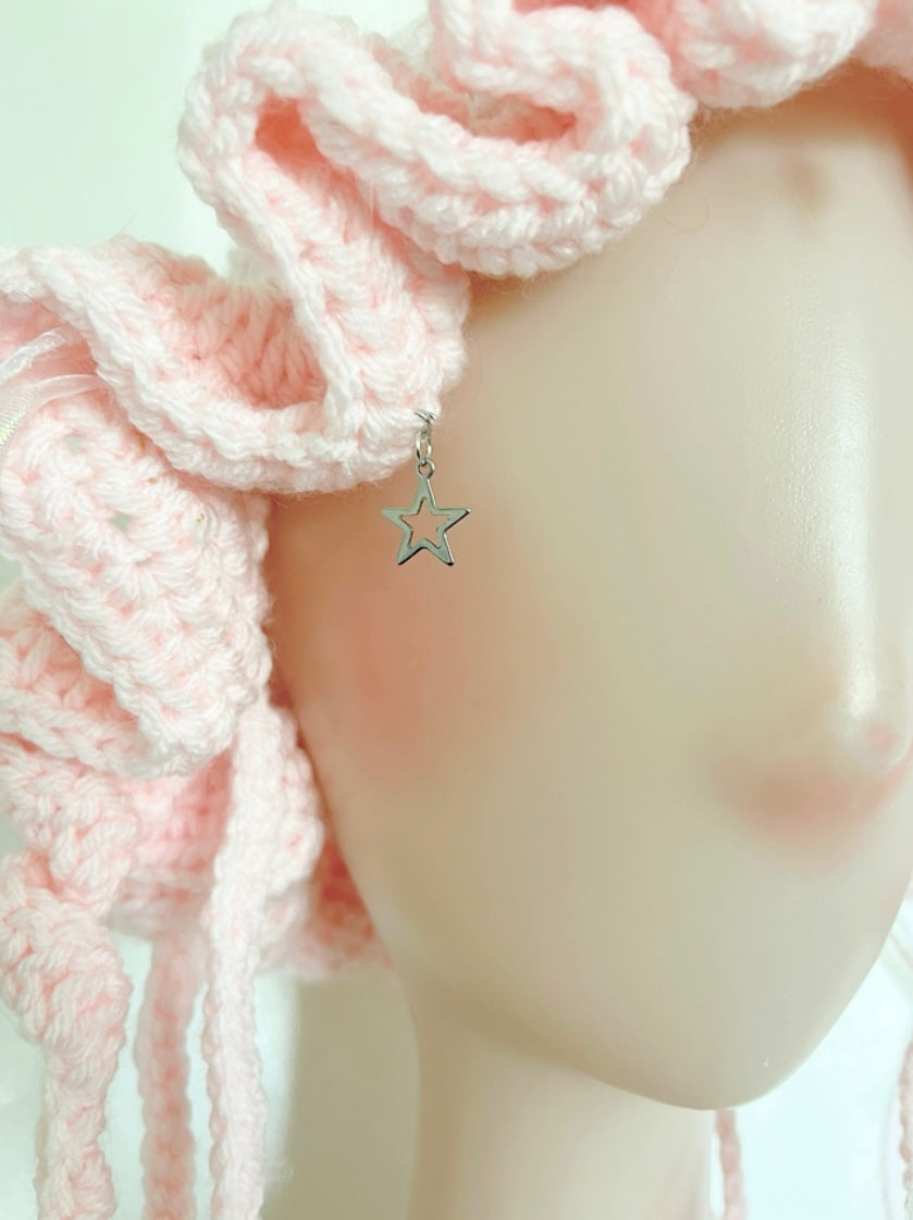 Jellyfish star crochet hat