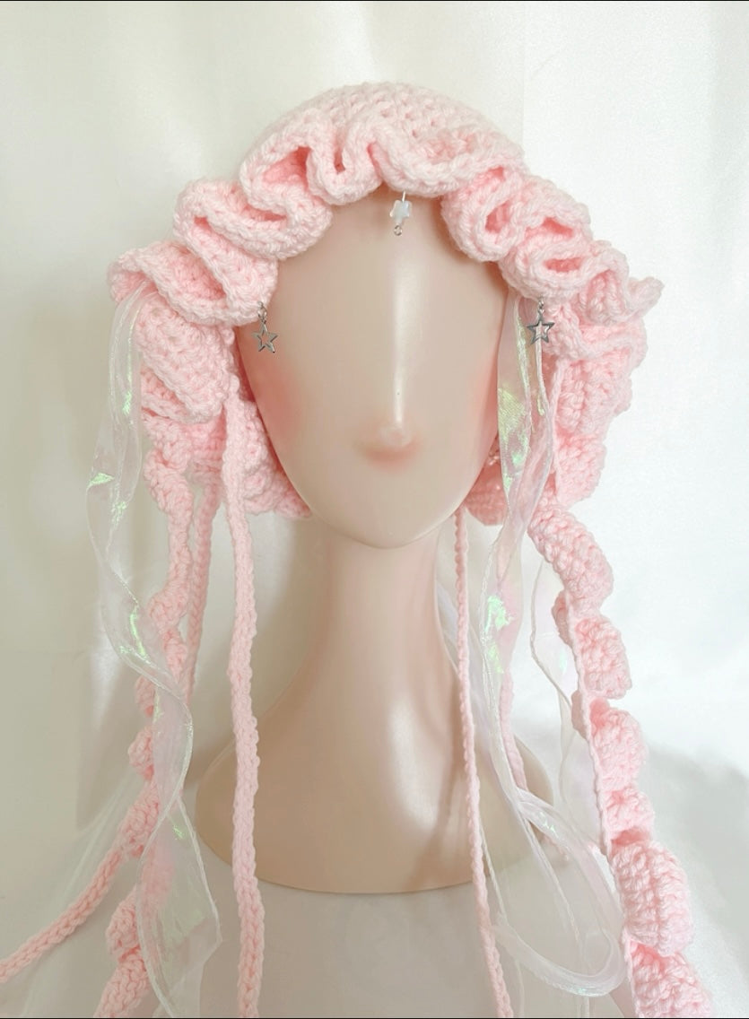 Jellyfish star crochet hat