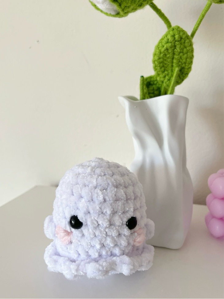 Crochet baby ghost