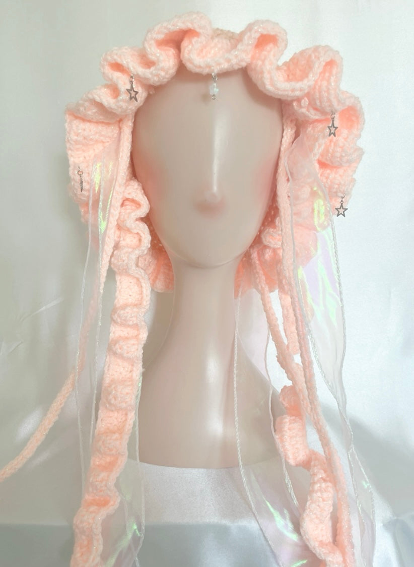 Jellyfish star crochet hat