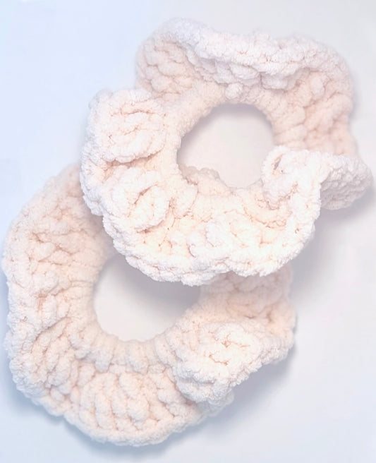 Jumbo Cloud Puff scrunchies extra tight 2pc set