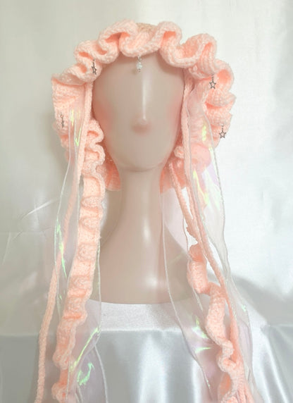 Jellyfish star crochet hat
