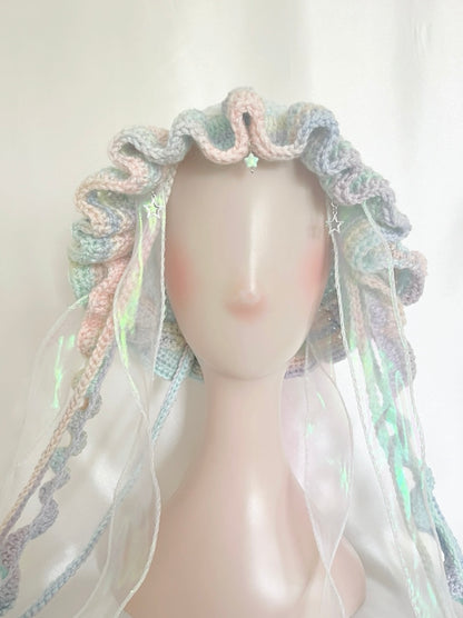 Jellyfish star crochet hat