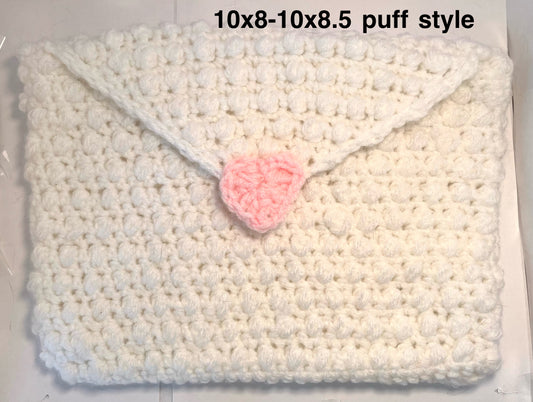 Valentines Heart Crochet Book sleeve